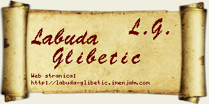 Labuda Glibetić vizit kartica
